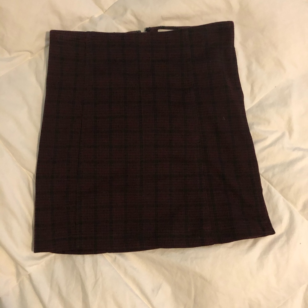 Plaid Mini Skirt